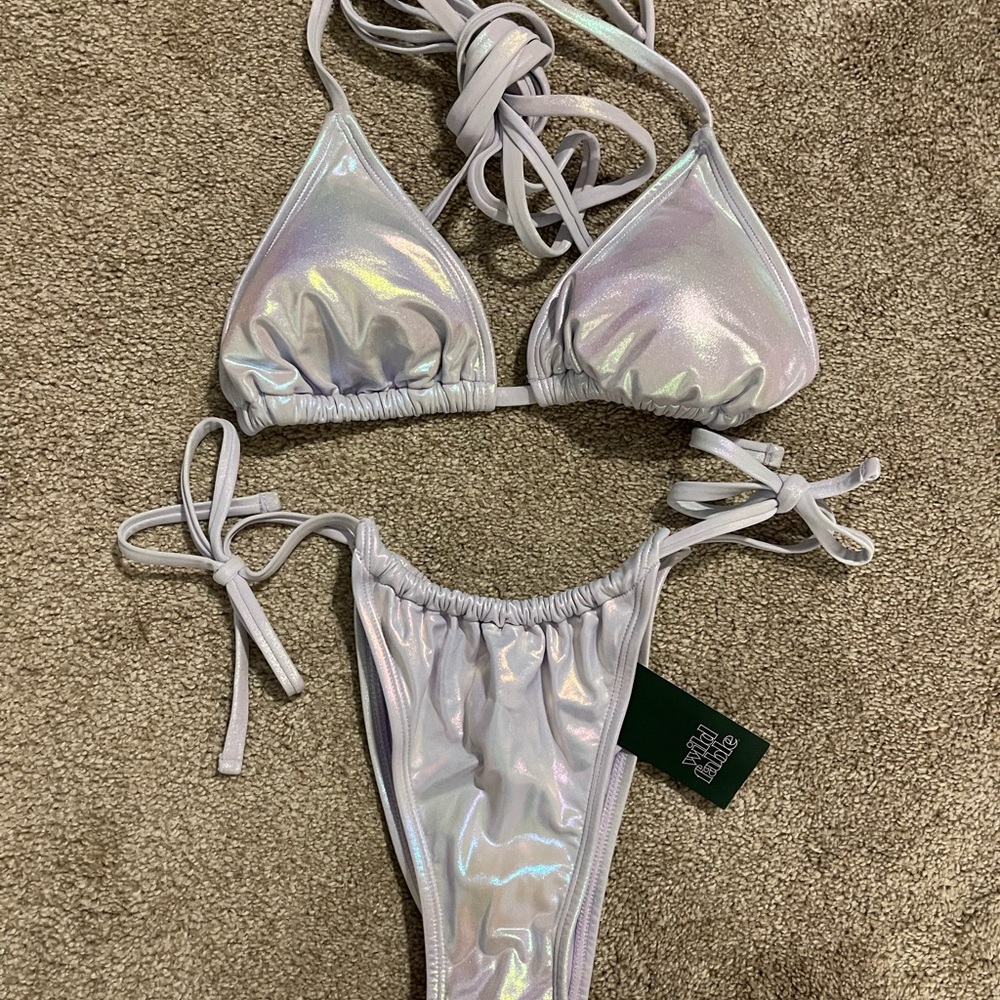 Wild Fable Iridescent Bikini Set